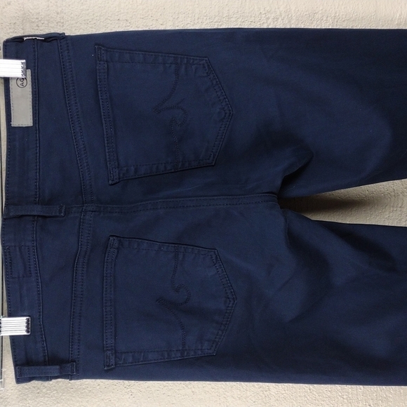 AG Adriano Goldschmied The Prima Mid Rise Cigarette Five Pocket Dark Blue Jean - Picture 10 of 12